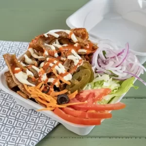 Mixed Kebab Salad Plate